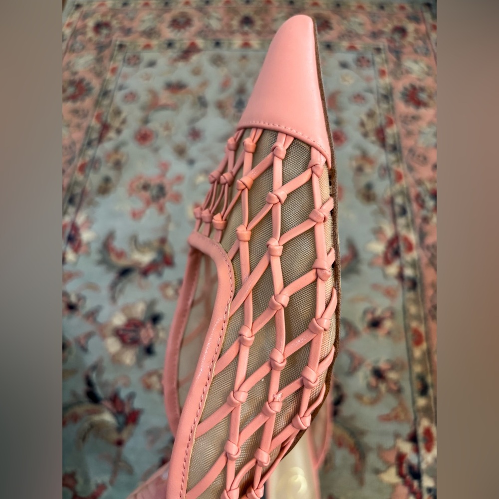 Never Worn! Sam Edelman - NWOT Blush Pink Snyder Mule Kitten Heels - Picture 9 of 9